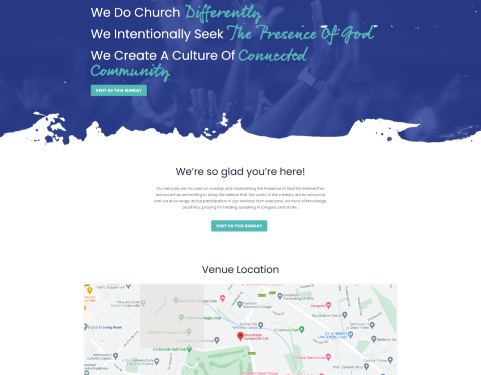 impact church website