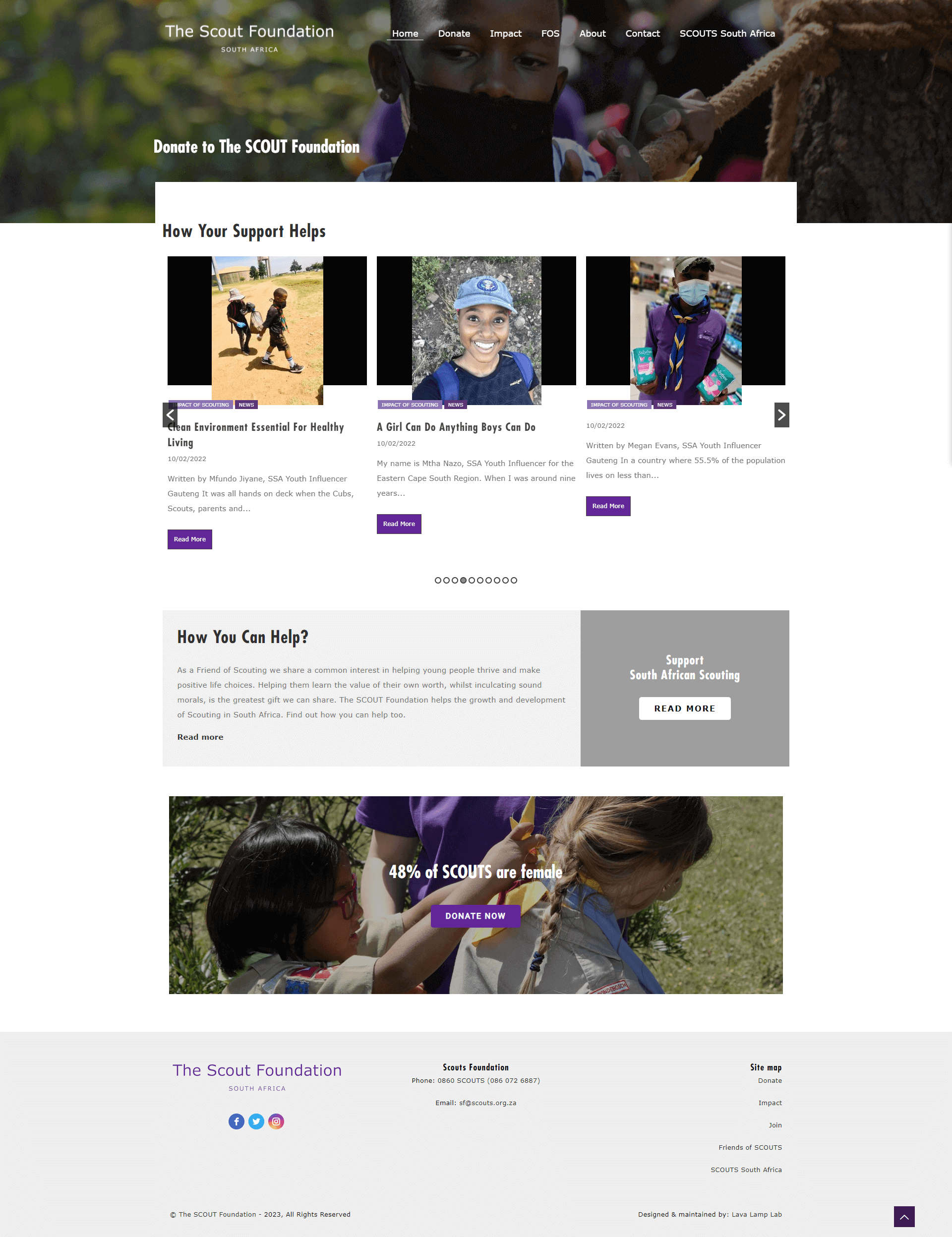 the scout foundation website
