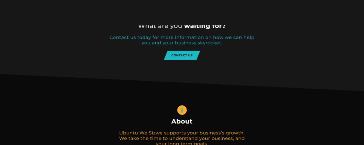 ubuntu we sizwe website