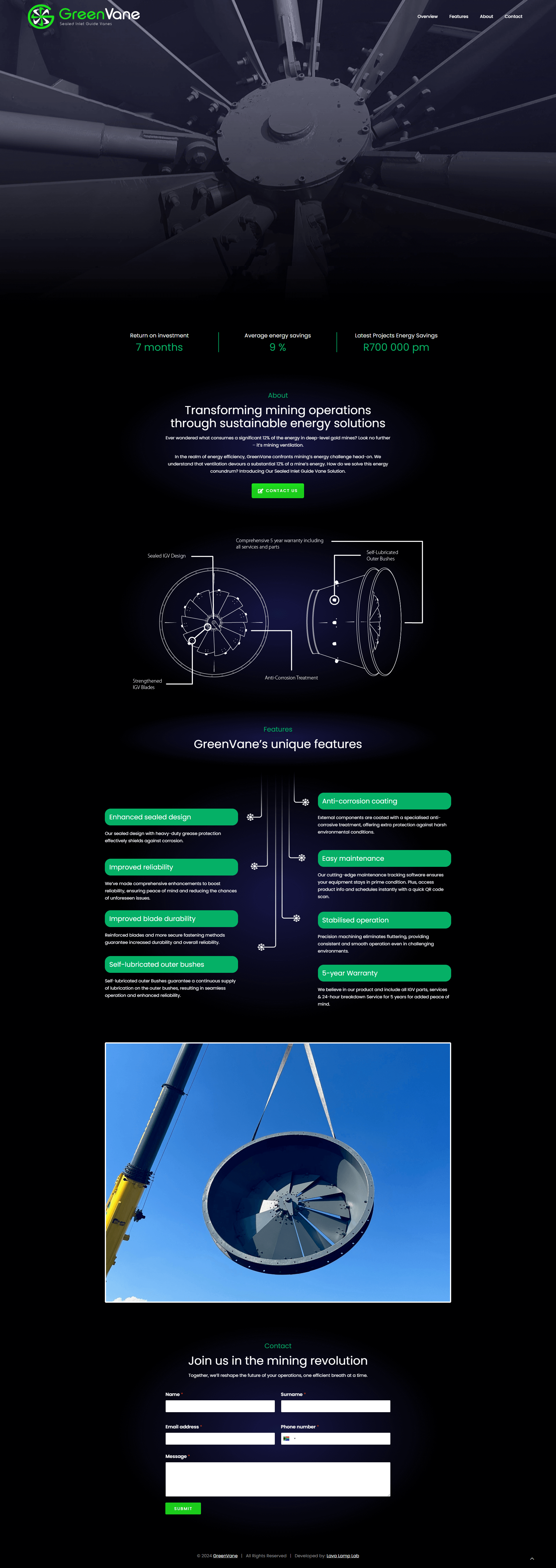 greenvane website