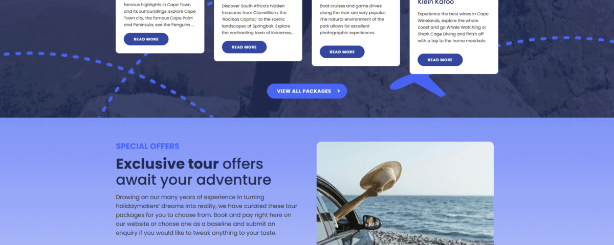 maps tours and travel website