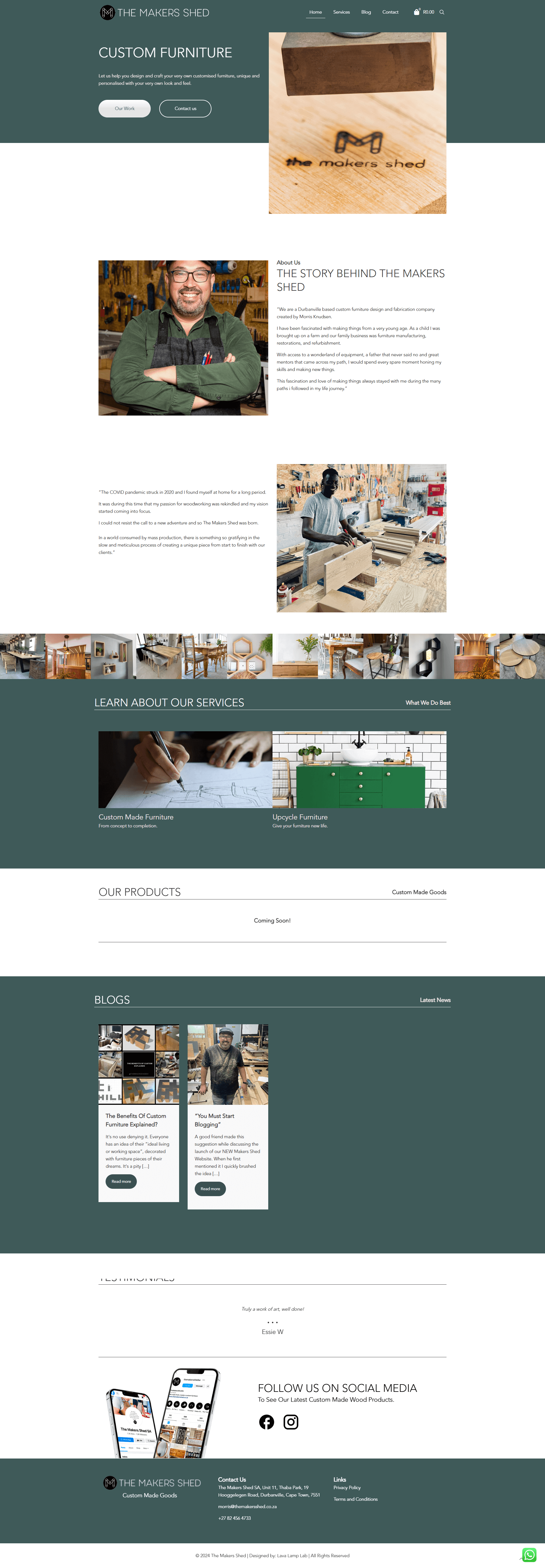 the makers shed website